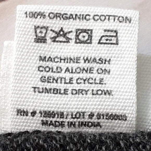 Zestt Dreamsoft Organic Cotton Travel Scarf Colorblock Brown Charcoal Oatmeal - Picture 6 of 7